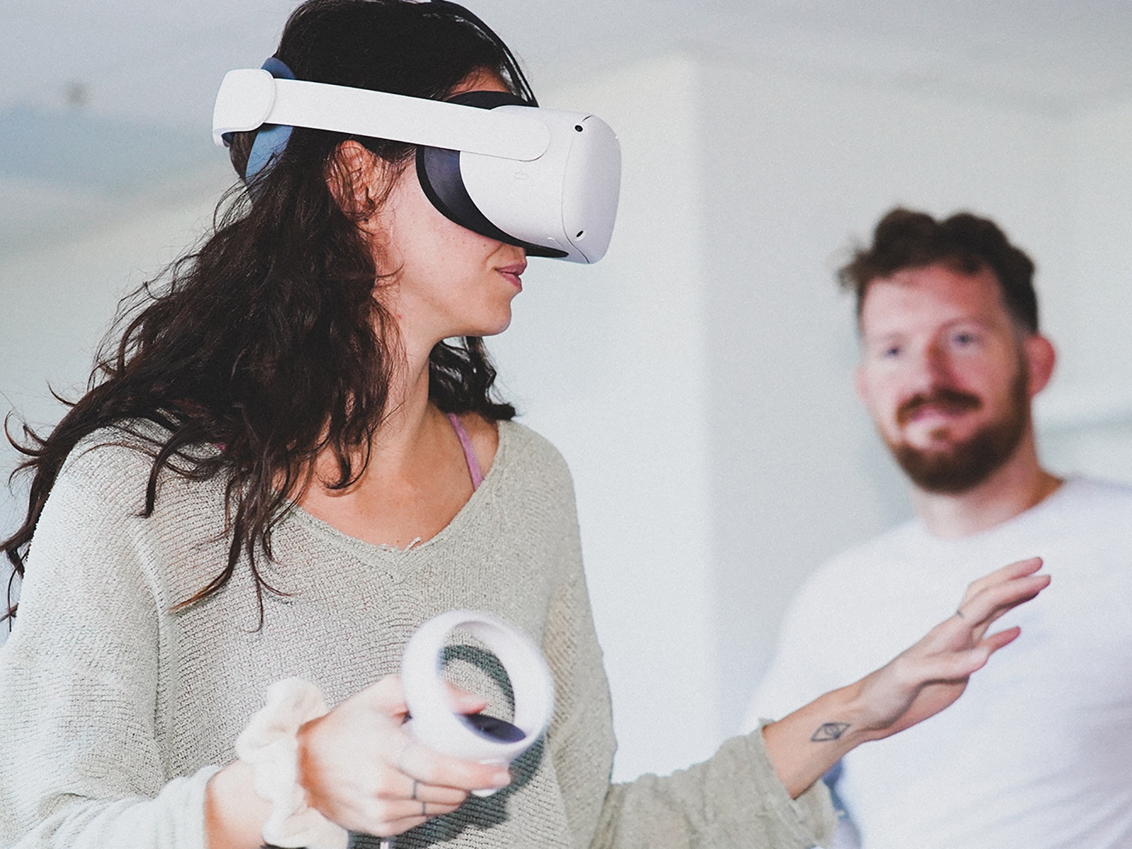 virtual reality experiment for a brand client