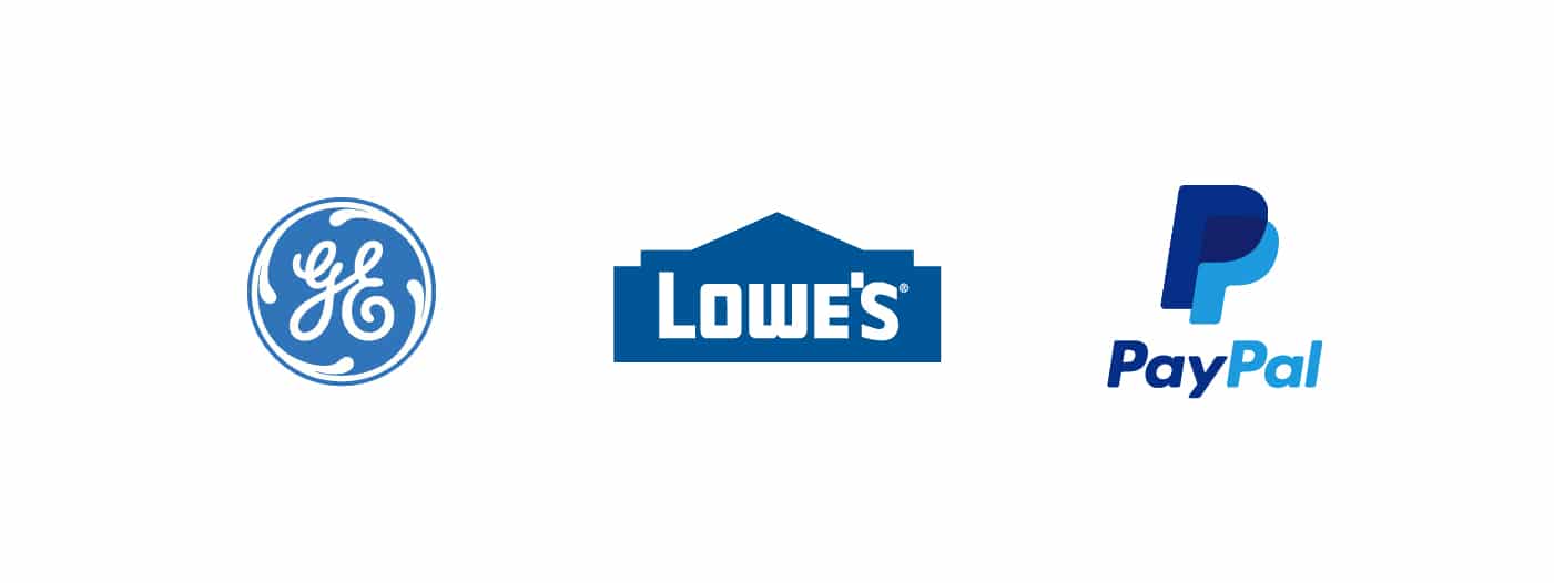 blue logos to demonstrate color theory for brands